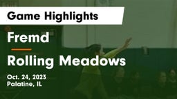 Fremd  vs Rolling Meadows Game Highlights - Oct. 24, 2023