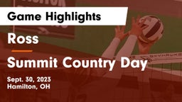 Ross  vs Summit Country Day Game Highlights - Sept. 30, 2023