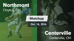 Matchup: Northmont High vs. Centerville  2016
