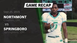 Recap: Northmont  vs. Springboro  2015