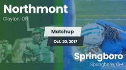 Matchup: Northmont High vs. Springboro  2017
