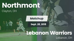 Matchup: Northmont High vs. Lebanon Warriors 2018