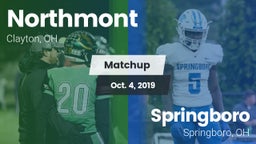 Matchup: Northmont High vs. Springboro  2019