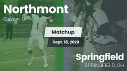 Matchup: Northmont High vs. Springfield  2020