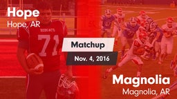 Matchup: Hope  vs. Magnolia  2016
