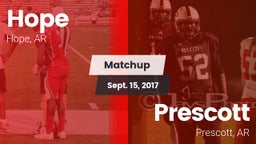 Matchup: Hope  vs. Prescott  2017