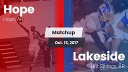 Matchup: Hope  vs. Lakeside  2017