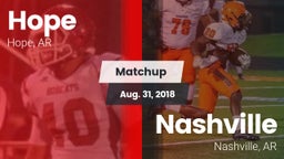 Matchup: Hope  vs. Nashville  2018