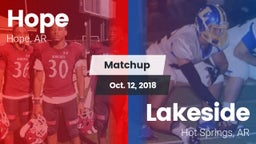 Matchup: Hope  vs. Lakeside  2018