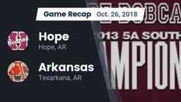 Recap: Hope  vs. Arkansas  2018