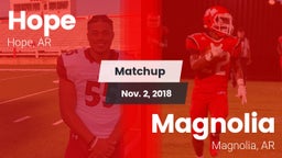 Matchup: Hope  vs. Magnolia  2018