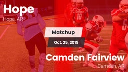 Matchup: Hope  vs. Camden Fairview  2019