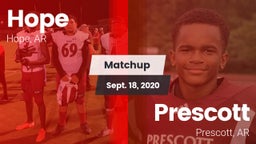 Matchup: Hope  vs. Prescott  2020