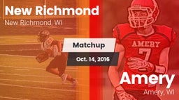 Matchup: New Richmond High vs. Amery  2016