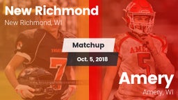 Matchup: New Richmond High vs. Amery  2018