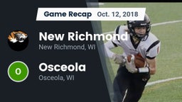 Recap: New Richmond  vs. Osceola  2018