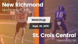 Matchup: New Richmond High vs. St. Croix Central  2019