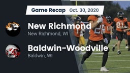 Recap: New Richmond  vs. Baldwin-Woodville  2020