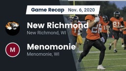 Recap: New Richmond  vs. Menomonie  2020