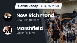 Recap: New Richmond  vs. Marshfield  2023