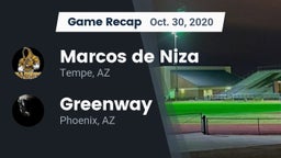 Recap: Marcos de Niza  vs. Greenway  2020