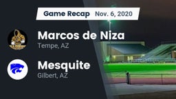 Recap: Marcos de Niza  vs. Mesquite  2020