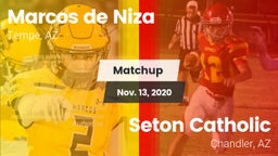 Matchup: Marcos de Niza High vs. Seton Catholic  2020