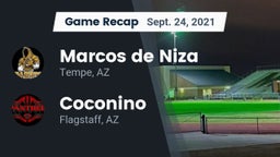 Recap: Marcos de Niza  vs. Coconino  2021