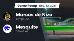 Recap: Marcos de Niza  vs. Mesquite  2021