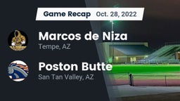Recap: Marcos de Niza  vs. Poston Butte  2022