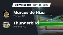 Recap: Marcos de Niza  vs. Thunderbird  2022
