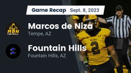Recap: Marcos de Niza  vs. Fountain Hills  2023