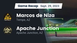 Recap: Marcos de Niza  vs. Apache Junction  2023