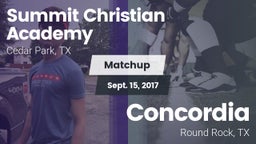 Matchup: Summit Christian vs. Concordia  2017