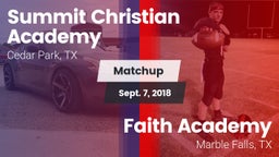 Matchup: Summit Christian vs. Faith Academy 2018