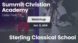 Matchup: Summit Christian vs. Sterling Classical School 2019