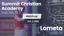 Matchup: Summit Christian vs. Lometa  2020