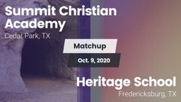 Matchup: Summit Christian vs. Heritage School 2020