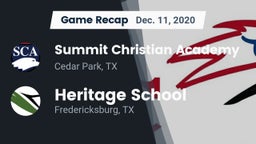 Recap: Summit Christian Academy  vs. Heritage School 2020