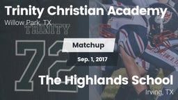 Matchup: Trinity Christian Ac vs. The Highlands School 2017
