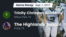 Recap: Trinity Christian Academy vs. The Highlands School 2017