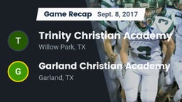 Recap: Trinity Christian Academy vs. Garland Christian Academy  2017