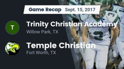 Recap: Trinity Christian Academy vs. Temple Christian  2017