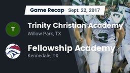 Recap: Trinity Christian Academy vs. Fellowship Academy 2017