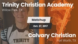 Matchup: Trinity Christian Ac vs. Calvary Christian  2017