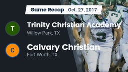 Recap: Trinity Christian Academy vs. Calvary Christian  2017