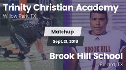 Matchup: Trinity Christian Ac vs. Brook Hill School 2018