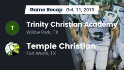 Recap: Trinity Christian Academy vs. Temple Christian  2019
