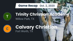 Recap: Trinity Christian Academy vs. Calvary Christian  2020