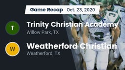 Recap: Trinity Christian Academy vs. Weatherford Christian  2020